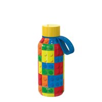 Quokka - Kids Thermal Ss Bottle Solid With Strap Color Bricks 330 Ml