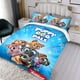 thumbnail image 3 of Cachorros Dog Pals Conjunto de sábanas temático, trío de piezas, cómodo y amigable con la piel, diseño único, regalo de decoración para el hogar para familiares, amigos y fans,135cm *200cm, 3 of 6