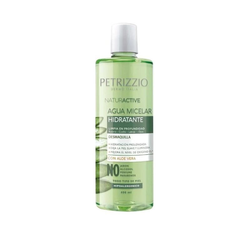 Agua Micelar Aloe Vera 400 ml Petrizzio