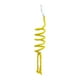 thumbnail image 1 of Perca De Columpio En Espiral Para Loros, Percha De Cuerda En Espiral Para Pájaros, Periquitos, Pinzones, Amarillo, 1m, 1 of 5