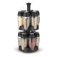 thumbnail image 1 of Especieros Vidrio 90ml Just Home Collection Set 12 Negro Mesa, 1 of 3