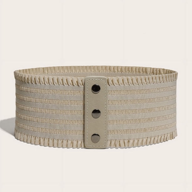 Slimmer Figure Instantly: Women's Stretchy Snap-Button Corset Belts for Waist Reduction