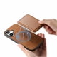 thumbnail image 4 of Funda de Cuero Magnética con Tarjetero para iPhone 16 Plus Cubierta Delgada Marrón, 4 of 5