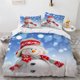 thumbnail image 1 of v133 Bed Sheets Cat Merry Christmas Santa Claus Bedding Set,Duvet Cover Bed Set Quilt Cover Pillowcase,King Queen Twin Size Boys Girls Adults 3-Piece Bedding Set (1 Duvet Cover + 2 Pillow Shams) Bed S, 1 of 5