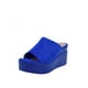 thumbnail image 4 of Sandalia Gamuza Ecológica ZAZ80 Azul Mujer, 4 of 5