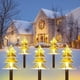 thumbnail image 4 of X10 Luces Navideñas Luces Navideñas Solares Arboles Navidad Amarillo, 4 of 10