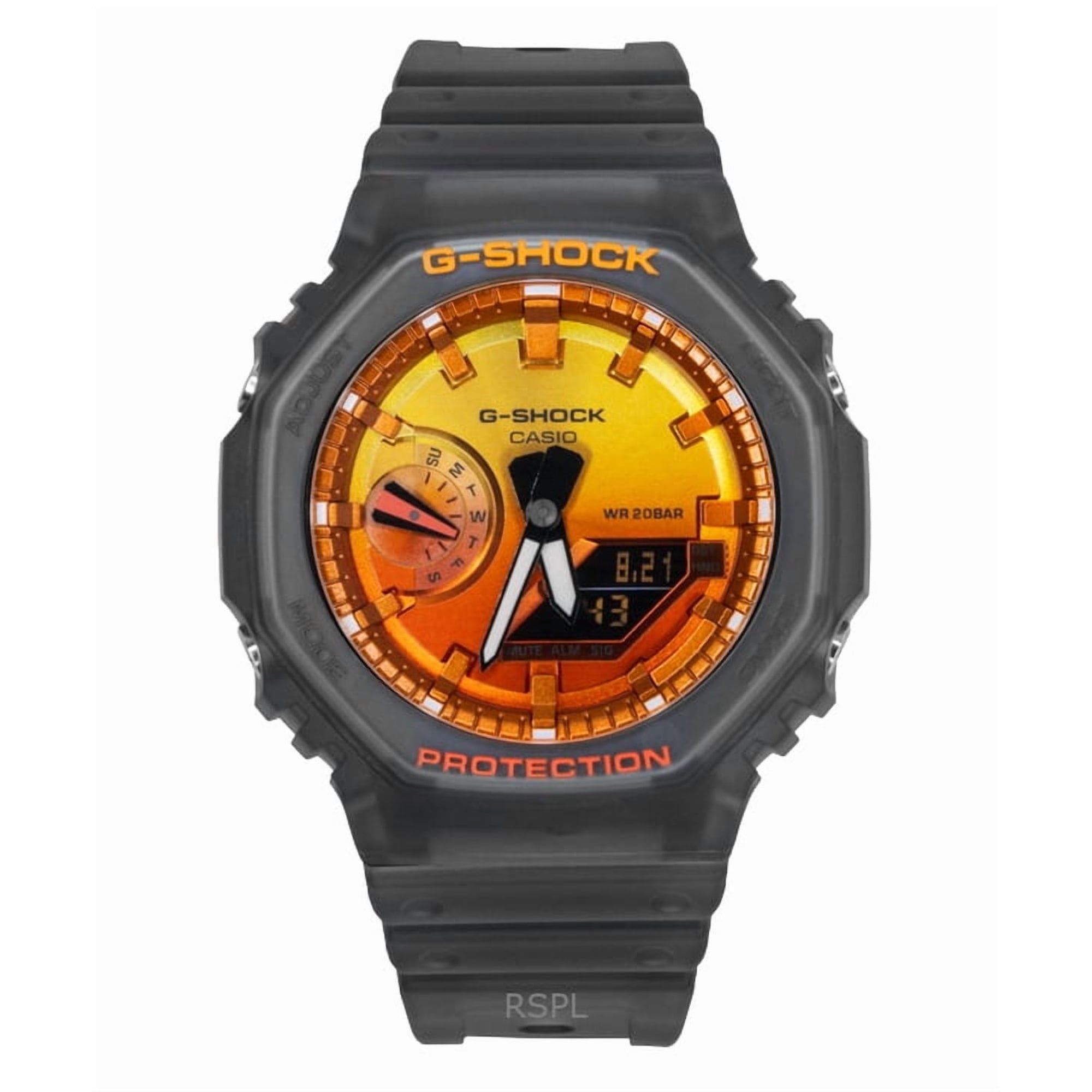 Reloj Digital Casio G-shock Naranja Hombre