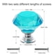 thumbnail image 2 of Tiradores De Cristal 10 Unidades 30 Mm Con Forma De Diamante Cajones Gabinetes De Cocin, 2 of 6