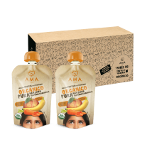 Ama Time - Pack 32 Unid - Puré Manzana Plátano Zanahoria 90 Grs