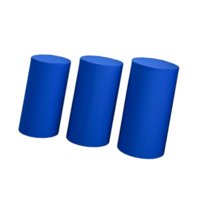Magideal - 3 Cubiertas Cilíndricas Para Pedestal De Postre, Cubiertas Cilíndricas Para Pedestal, Suministros Para Fiestas, Cubiertas Suaves Y Elegantes Para Pede Azul