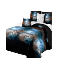 Genérico - Cubrecama Quilt Diseño 2 Plazas - Primavera Verano B11