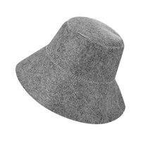 Ioensy - Gorro De Fieltro Para Sauna, Gorro De Protección Para El Cabello, Diámetro De 6 Pulgadas, Multiusos Para Hombres Y Mujeres, Gris