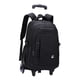 thumbnail image 1 of Mochila Con Ruedas, Portátil, De Nailon, Con 6 Ruedas, Para Viajes De Negocios, Acampadas, Color Negro, 1 of 4