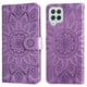 thumbnail image 5 of Funda tipo cartera FOXDOCK para Samsung Galaxy A22 4G , diseño girasol en relieve, cuero PU, cierre magnético, soporte y tarjetero, 5 of 5