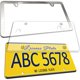 thumbnail image 3 of BGGTMO License Plate Cover Frame Clear Protector Chrome C, 3 of 3