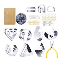 Magideal - Herramienta De Arcilla Polimérica, De Gota De Material Acero Inoxidable, De Corte De Cerámica Artesanal Diy Para Colgante De Joyería Multi