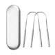 thumbnail image 1 of Raspador de lengua (paquete de 2) con estuche de viaje: limpiador lingual ayurvédico totalmente natural que elimina el mal aliento y mantiene la higiene bucal., 1 of 8