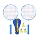 thumbnail image 4 of Juego de bádminton y tenis para niños Raquetas de tenis Pelotas de bádminton resistentes Raquetas de tenis para niños Raqueta de bádminton para niñas Azul, 4 of 5