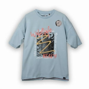 Polera Niño Celeste Pillin