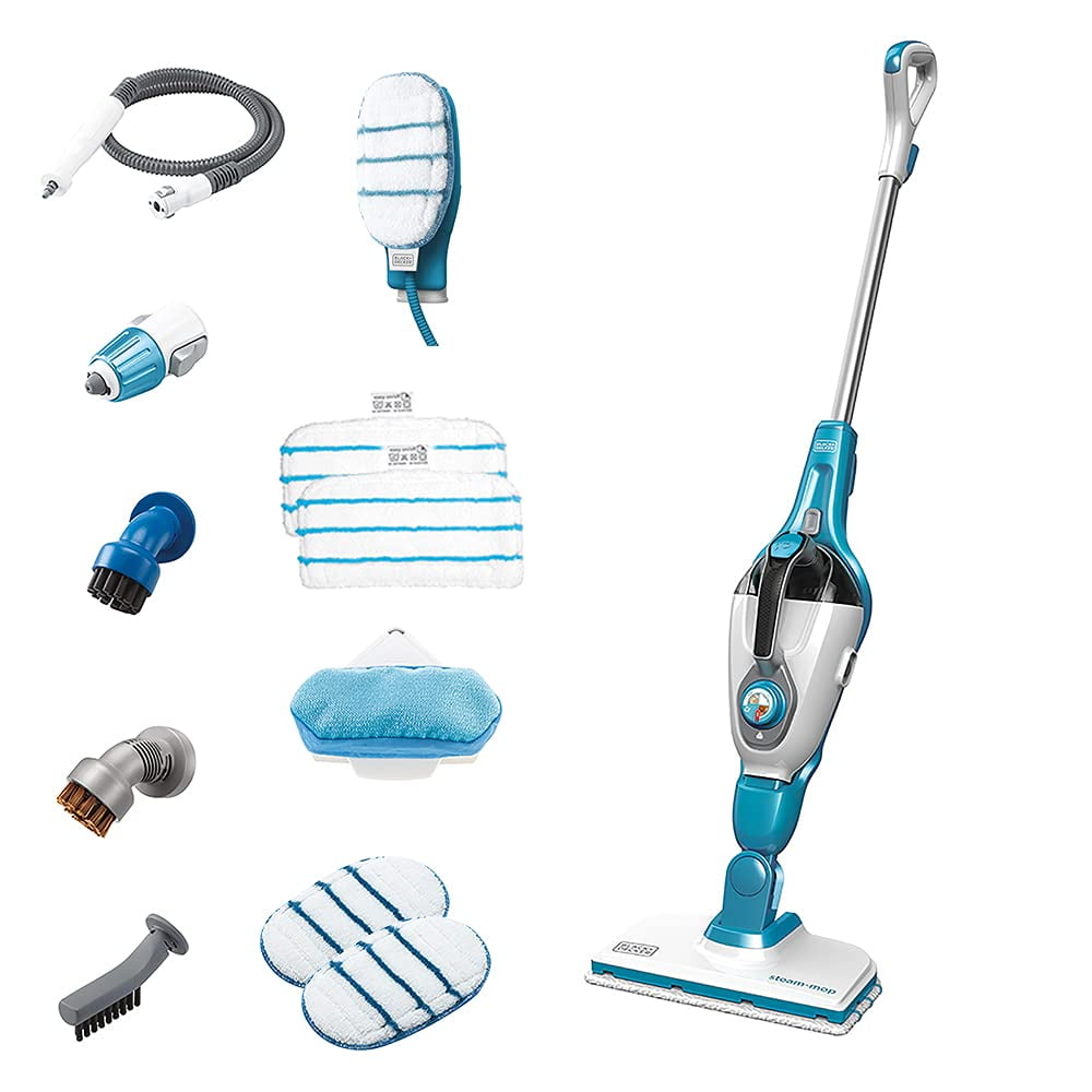 Mopa A Vapor Black+decker Hsmc1361sgp 7 En 1 Con Steamglove