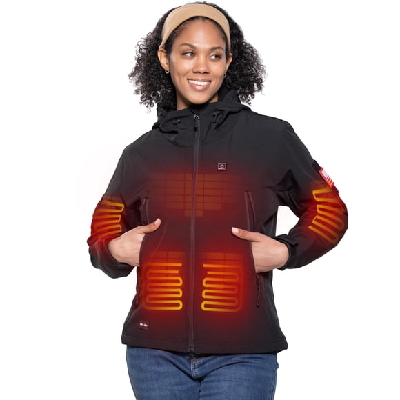 Chaqueta Térmica DEWBU para Mujer 12V Negra Talla M