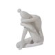 thumbnail image 3 of Escultura Abstracta Sujetalibros Decorativo Estatua De Arte Moderno Para Estantería Oficina Blanco Envejecido, 3 of 5