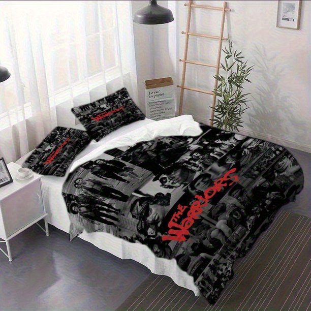 3pcs The Warriors Bedding Set - Includes a Duvet Cover Suitable for Bedroom Decor Rvs