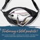 thumbnail image 4 of Bolso Itzy Ritzy con correa ajustable, negro, pequeño, 4 of 9