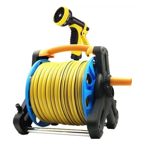 Click Ventas - Manguera Retráctil Carrete Y Pulverizador Accesorios Jardín