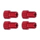 thumbnail image 1 of 4x Adaptador De Válvula De Bicicleta Conversión De Repuesto Para Equipo De Bicicleta De Carretera Rojo, 1 of 5