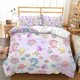 thumbnail image 1 of x391 Bed SheetsBeautiful Rainbow Bedding Set Polyester Duvet Cover Set Full Twin Comforter Sets for Girls Women Bed Linen 3-Piece Bedding Set (1 Duvet Cover + 2 Pillow Shams) nj391, 1 of 5