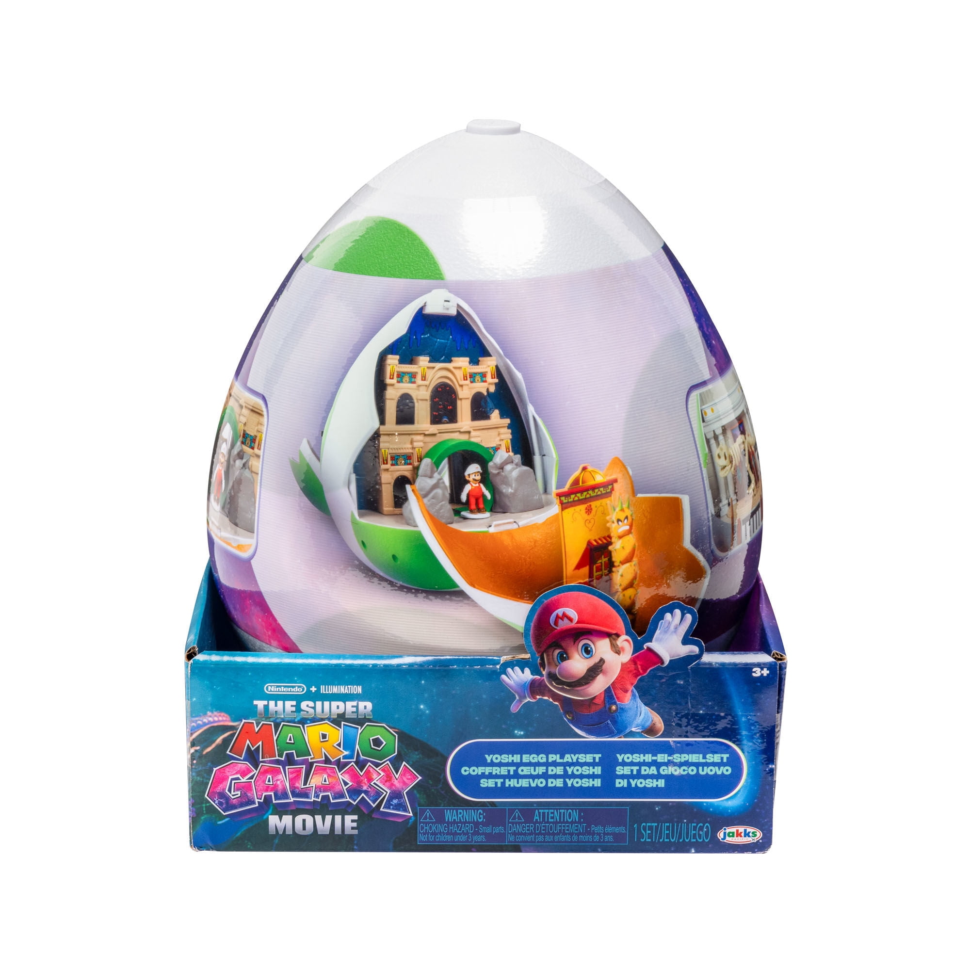 Figura Didáctica Playsets Huevo De Yoshi 4 Cm Pelicula
