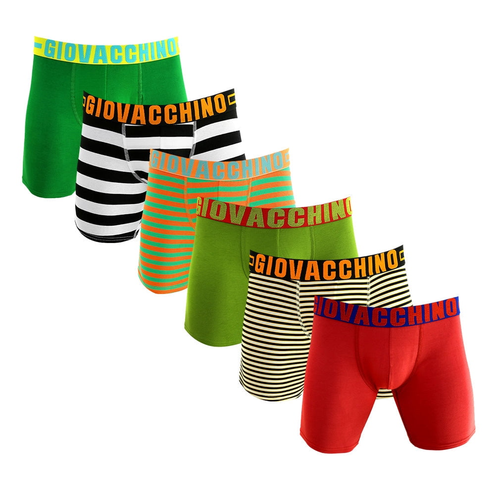 Giovacchino - Pack De 6 Boxer Medio Algodon Hombre