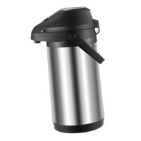 Magideal - Jarra De Café Con Bomba Para Agua Fría Y Caliente, Termo Portátil De Acero Inoxidable Aislado Para Cafetería, Bebida De Fiesta Al Aire Libre , 4L
