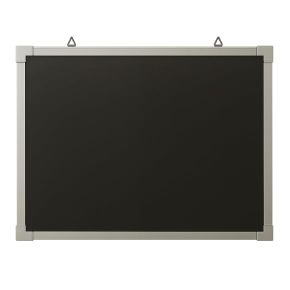 Pizarra Flipside Products con marco de aluminio, 45 x 60 cm, color negro