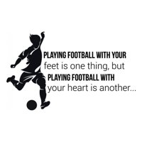 Rienda Libre Graphics - Decomural Playing Football Sports Ws-43028