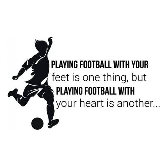 Decomural Playing Football Sports WS-43028