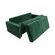 thumbnail image 2 of Sofa Cama Multifuncional Felpa Verde Oscuro, 2 of 3