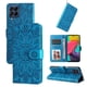 thumbnail image 4 of Funda tipo cartera FOXDOCK para Samsung Galaxy M53 5G , diseño girasol en relieve, cuero PU, cierre magnético, soporte y tarjetero, 4 of 5