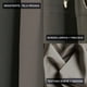 thumbnail image 4 of Pack Cortina De Tela Blackout 140x220 Gris Grafito, 4 of 7