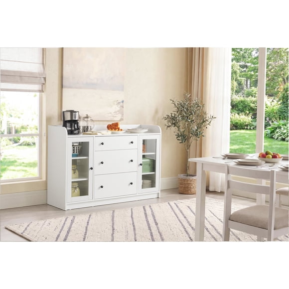 Buffet 3 Cajones Rona Blanco 123x40x83.7 Cm
