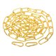 thumbnail image 1 of Cadena colgante de acabado dorado de 6 pies Uxcell, cadena de metal para colgar planta, lámpara de araña de luz de colgante, 1 of 7
