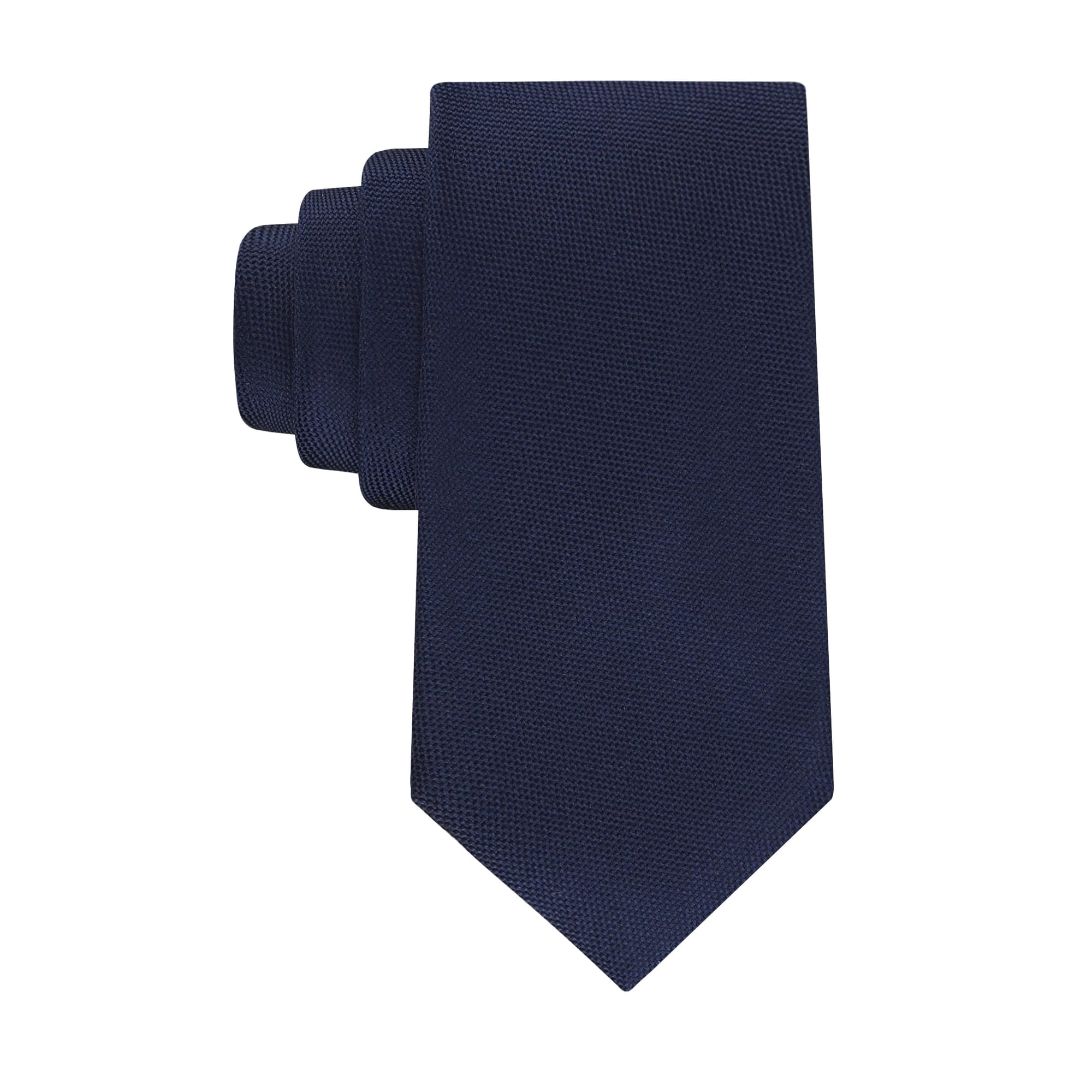 Tommy Hilfiger - Corbata Core Oxford Lisa Azul Marino 7 6 X 145 Cm