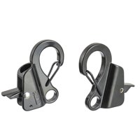 Xusx111 - Clips De Parachoques De Barco De Acero Inoxidable De 4 Piezas Clips De Liberación Rápida Soportes De Boya Para Parachoques De Barco Para Riel, Abrazadera En Cuerda De 5/8 ""Para Fijar Líneas