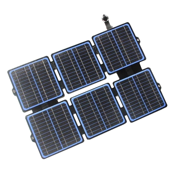 solar 30W Carga rápida compacta Plegable paneles Generadores Estaciones 5V / 12V Banco de energía Computadora portátil Cámara