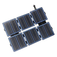 Magideal - Solar 30W Carga Rápida Compacta Plegable Paneles Generadores Estaciones 5V / 12V Banco De Energía Computadora Portátil Cámara