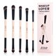 thumbnail image 1 of Brochas de maquillaje Jessup T509, 5 unidades, fibra vegana de doble punta, 1 of 6