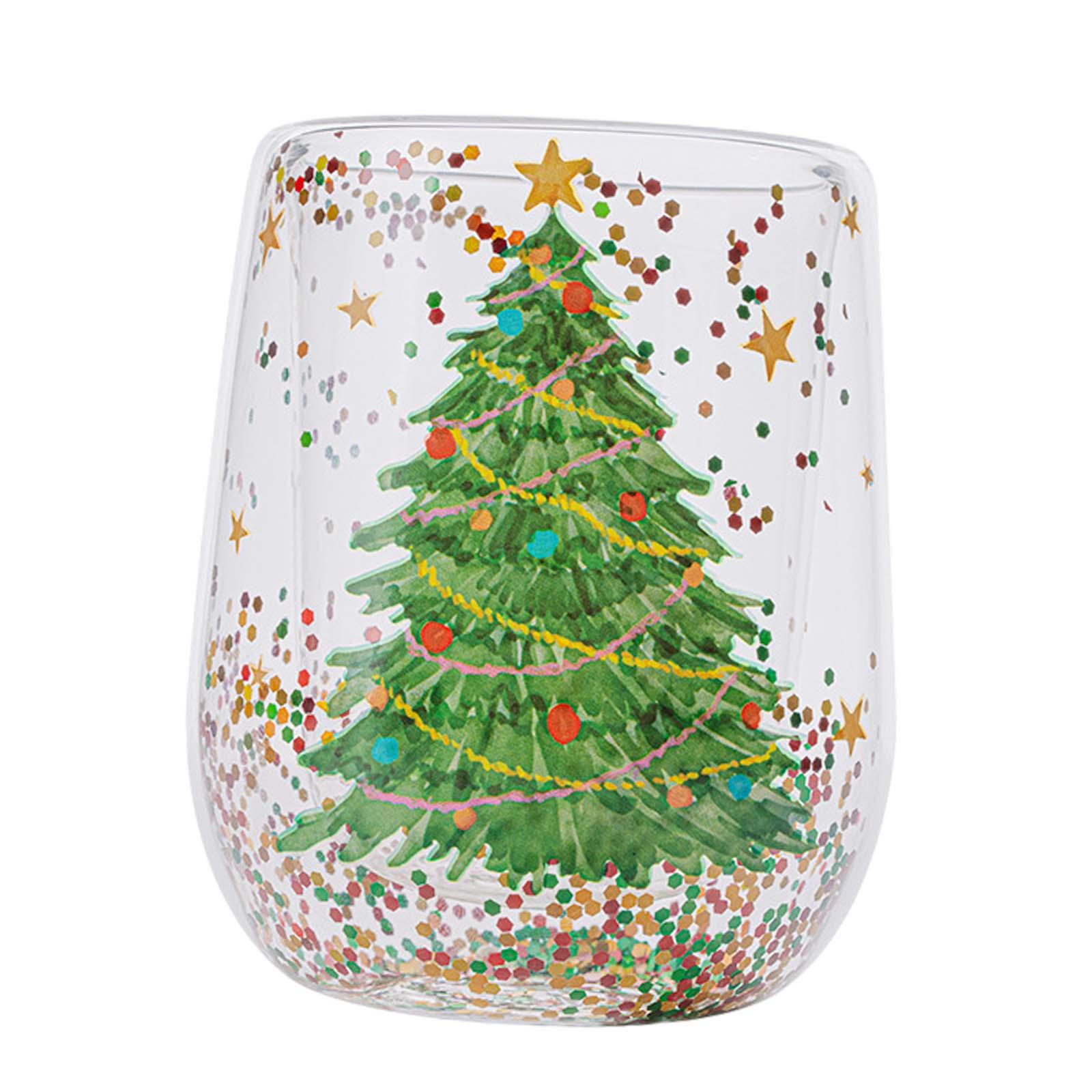 Bothyi - Taza Linda Del Árbol De Navidad Taza Para Beber Del Deseo Del Árbol De Navidad De 380 Ml Para La Oficina Festiva