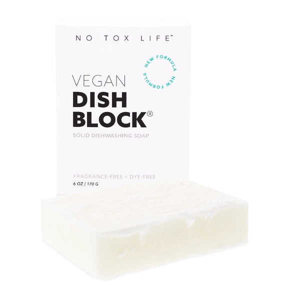 Jabón en barra para lavar platos No Tox Life 170 g vegano cero residuos