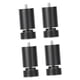 thumbnail image 1 of 4x M10 Rosca Patas Para Armazón De Cama Profesional Para Armarios Cocina Mesa De Comedor Negro 12cm, 1 of 4
